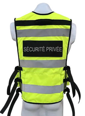 Gilet Urban Force Jaune - SÉCURITÉ PRIVÉE - ALTO RISK – Image 2