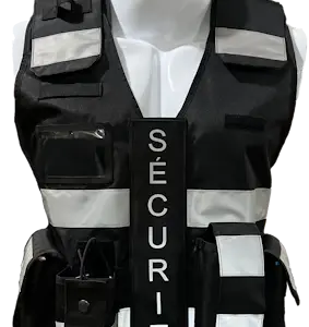 Gilet Urban Force Noir - SÉCURITÉ PRIVÉE - ALTO RISK