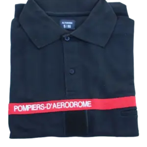 Polo Manches courtes - POMPIERS-D'AERODROME