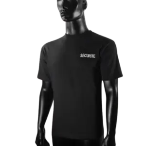 T-Shirt SECURITE - Noir